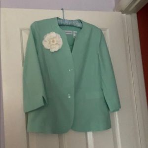 Mint green jacket